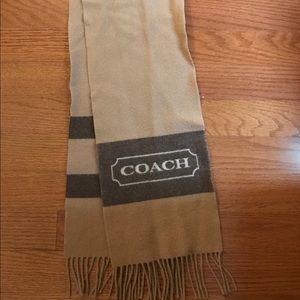 Authentic Coach Wool & Cashmere Scarf
